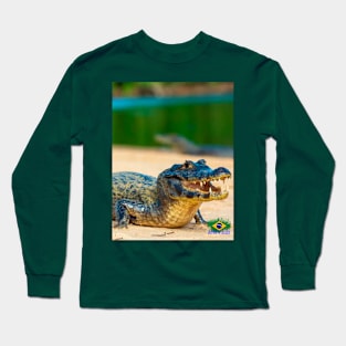 Yellow-spotted alligator Long Sleeve T-Shirt